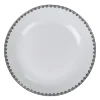 Outlet Assiette creuse bordure berbère noire Vaisselle Et Accessoires De Table