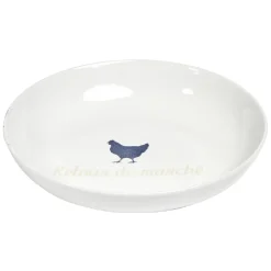 Assiette creuse en porcelaine blanche|Gifi Discount