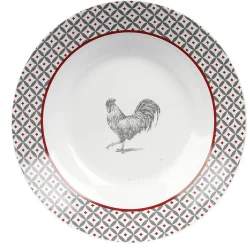 Assiette creuse esprit campagne design poule ø21 cm|Gifi Sale