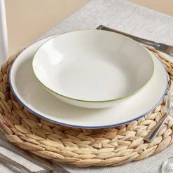 Assiette creuse porcelaine blanc Ø20cm|Gifi Outlet