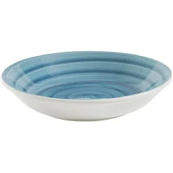 Assiette creuse ronde déco spirale Ø21 cm|Gifi Discount