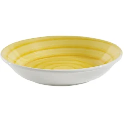 Assiette creuse ronde déco spirale Ø21 cm|Gifi Discount