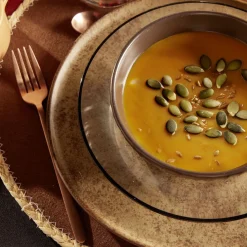 Sale Assiette creuse verre transparent liseré noir Ø23cm Vaisselle Et Accessoires De Table