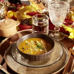 Sale Assiette creuse verre transparent liseré noir Ø23cm Vaisselle Et Accessoires De Table