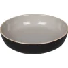 Assiette creuse Zenco bicolore gris et taupe|Gifi Discount