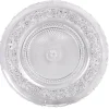 Assiette de présentation ronde transparente ciselée|Gifi Discount