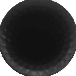 Assiette dessert noire à reliefs|Gifi Clearance