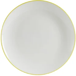 Assiette dessert porcelaine blanc Ø20cm|Gifi Discount