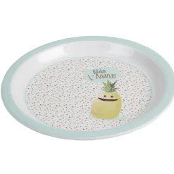 Assiette mélaminé enfant design Gildas l'Ananas|Gifi Online