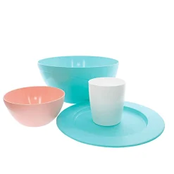 Assiette plastique coloré Ø 24 cm|Gifi Online