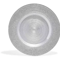 Assiette plate argenté|Gifi Online