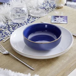 Assiette plate blanche bordure dorée Ø27cm Vaisselle Et Accessoires De Table