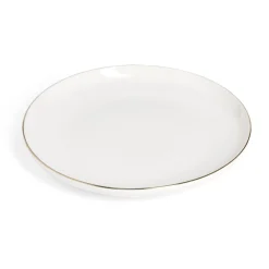 Assiette plate blanche bordure dorée Ø27cm Vaisselle Et Accessoires De Table