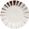 Outlet Assiette plate blanche décor aile marron Vaisselle Et Accessoires De Table