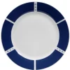 Assiette plate blanche décor aile bleu|Gifi New