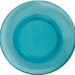 Assiette plate bleue martelé x4|Gifi Outlet