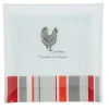 Outlet Assiette plate carrée design poule Vaisselle Et Accessoires De Table