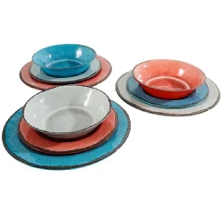 Assiette plate effet craquelé|Gifi Online