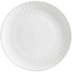 Assiette plate en céramique blanc Ø27cm|Gifi Best