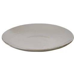 Assiette plate en faïence motif rosace forme ronde|Gifi Hot