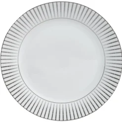 Sale Assiette plate en porcelaine motif argenté Vaisselle Et Accessoires De Table