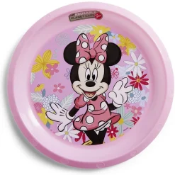 Assiette plate enfant Minnie Mouse plastique Ø21cm|Gifi Sale