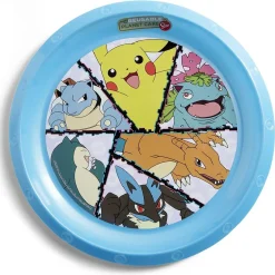 Assiette plate enfant Pokémon plastique Ø21cm|Gifi Hot