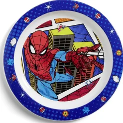 Assiette plate enfant Spiderman plastique Ø22cm|Gifi Discount