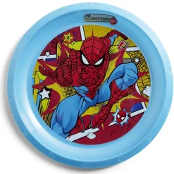 Assiette plate enfant Spiderman plastique Ø21cm|Gifi Sale