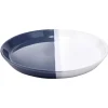 Assiette plate faïence blanc et gris Ø26cm|Gifi Discount