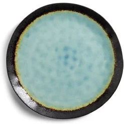 Assiette plate grès vert Ø27,5cm|Gifi Best