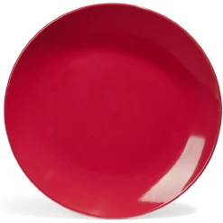 Outlet Assiette plate Madrid Ø27cm faïence rouge Vaisselle Et Accessoires De Table