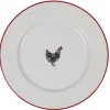 Assiette plate motif poule|Gifi