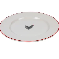 Assiette plate motif poule|Gifi