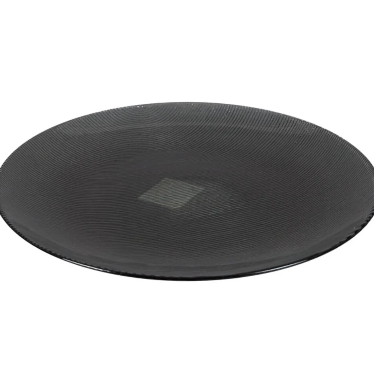 Assiette plate noire|Gifi Hot