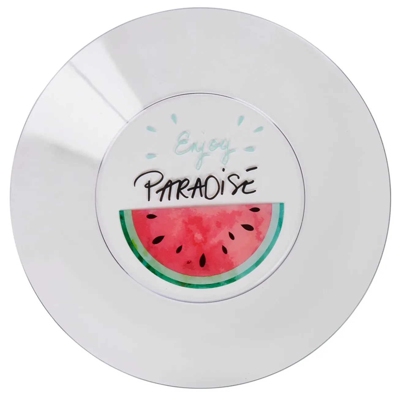 Assiette plate plastique pastèque envoy paradise|Gifi Online