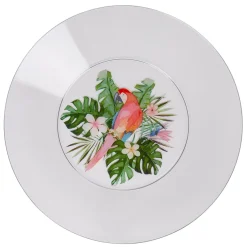 Assiette plate plastique perroquet exotique|Gifi Sale