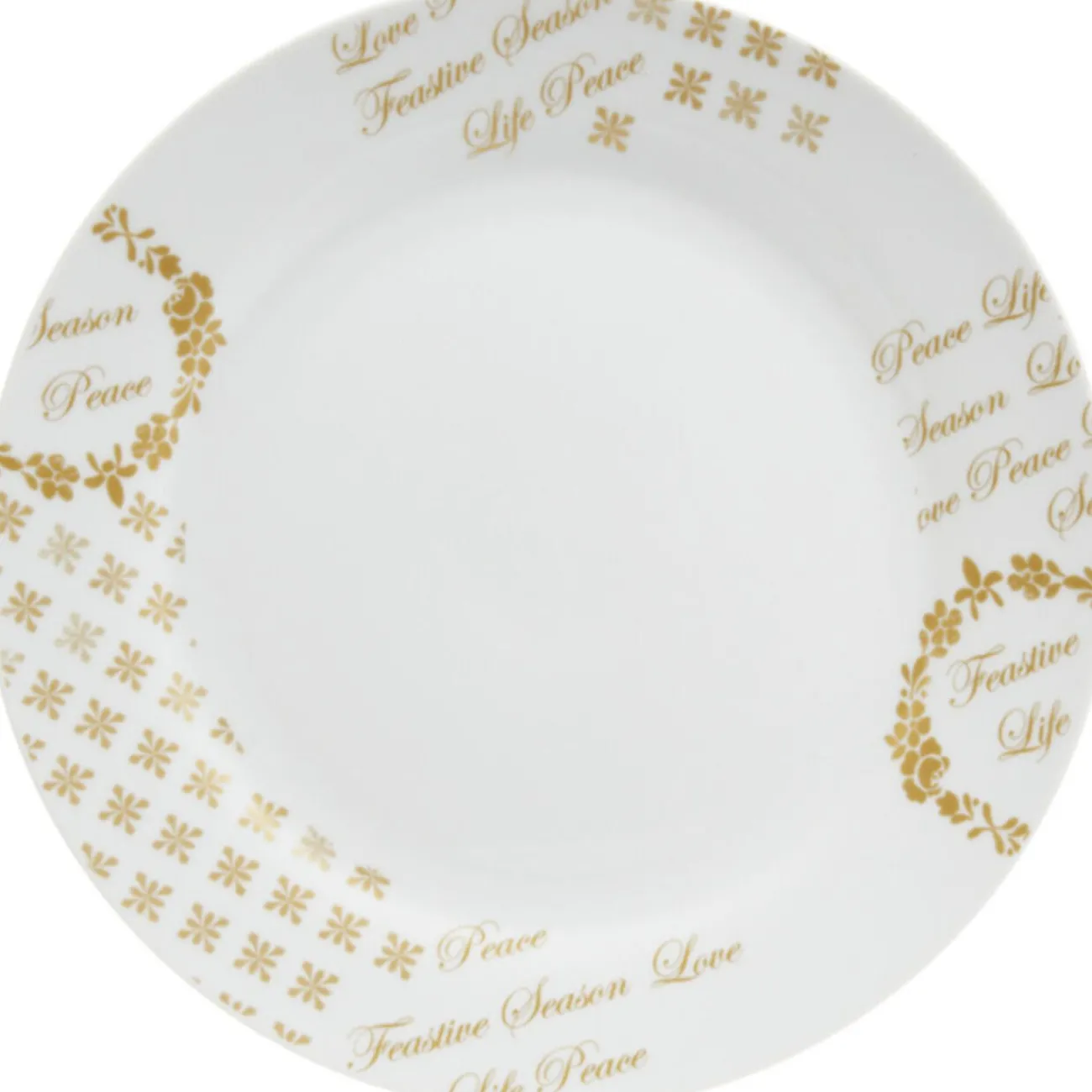 Assiette plate porcelaine Noël|Gifi Sale