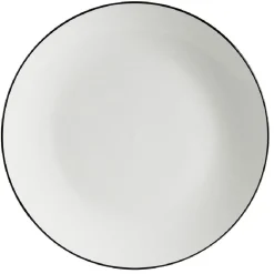 Assiette plate porcelaine blanc Ø26,5cm|Gifi Hot