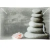 Sale Assiette plate rectangulaire design galets gris zen Vaisselle Et Accessoires De Table
