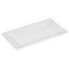 Assiette plate rectangulaire porcelaine blanc|Gifi