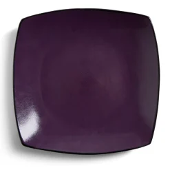 Assiette plate rectangulaire grès 27,5x27,5cm|Gifi Discount