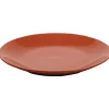 Assiette plate ronde corail unie|Gifi Best