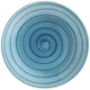 Assiette plate ronde déco spirale Ø25 cm|Gifi Discount