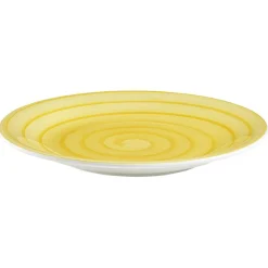 Assiette plate ronde déco spirale Ø25 cm|Gifi Discount