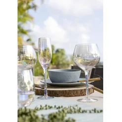 Assiette plate ronde en grès reliefbleu|Gifi Best