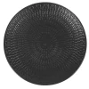 Best Assiette plate ronde faïence design Zebra uni noir Vaisselle Et Accessoires De Table