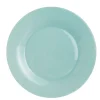 Assiette plate ronde Luminarc bleu ciel Zana|Gifi