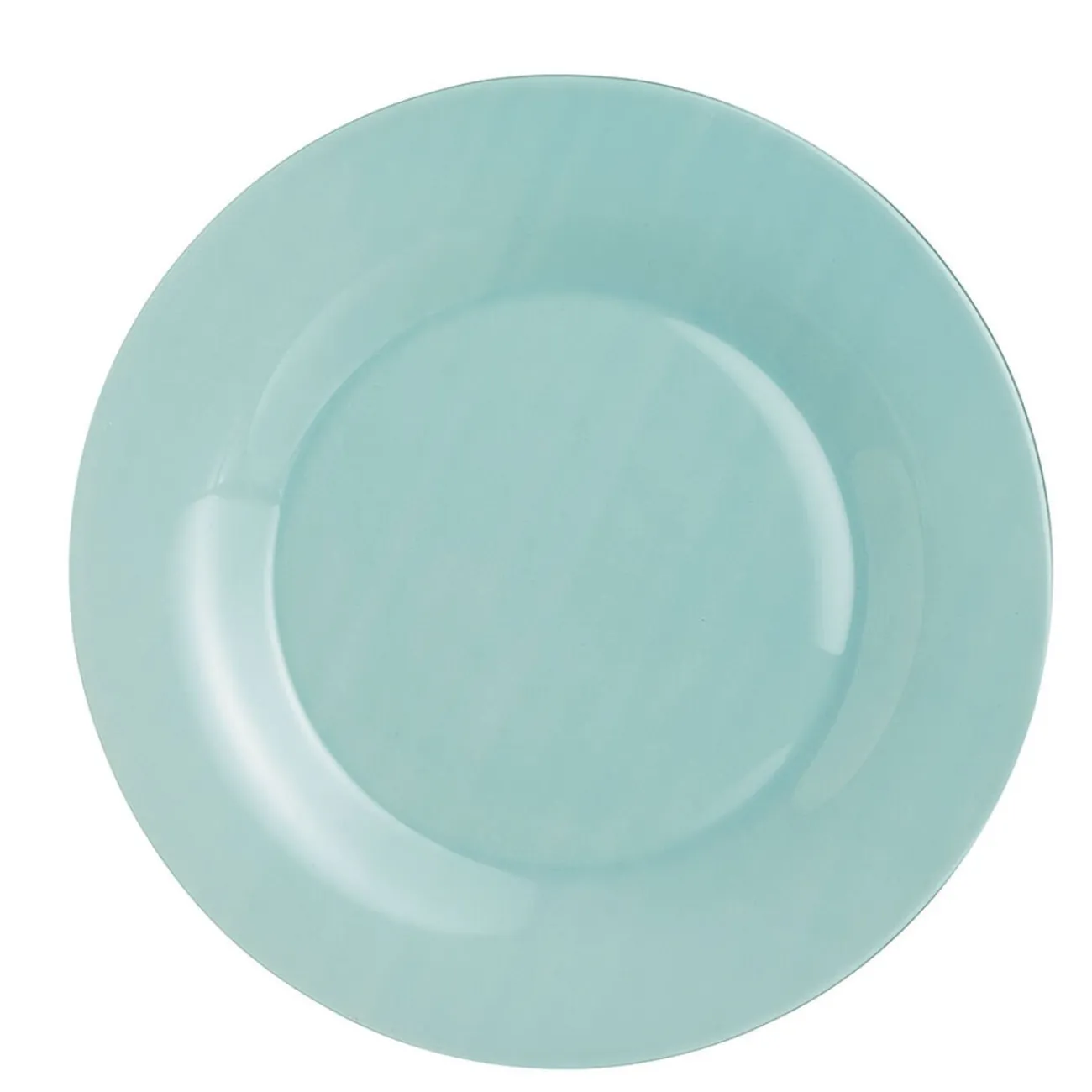 Assiette plate ronde Luminarc bleu ciel Zana|Gifi