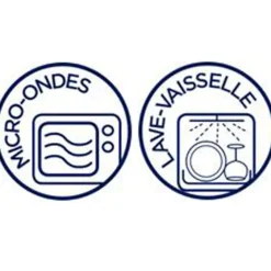 Assiette plate ronde Luminarc bleu ciel Zana|Gifi